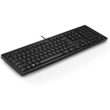 Hp 125 Usb Wd Kbd (Bulk 12) Teclado Universal Qwerty Inglés Negro
