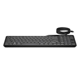 Hp 400 Backlit Wired Keyboard Teclado Hogar Usb Negro