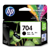 Hp 704, Original, Tinta A Base De Pigmentos, Negro, Hp Deskjet 2060, K110a, J510, 1 Pieza(S), 20 - 80%