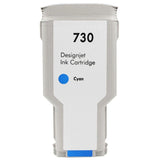 Hp 730 Cyan Tinta Generica - Reemplaza P2v68a/P2v62a
