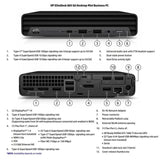 Hp Renewed  Grade A  Elitedesk 805 G6 Desktop Mini  Ryzen 5 Pro 4650ge  16gb  Amd Radeon Graphics  512 Gb  N  Windows 11 Pro