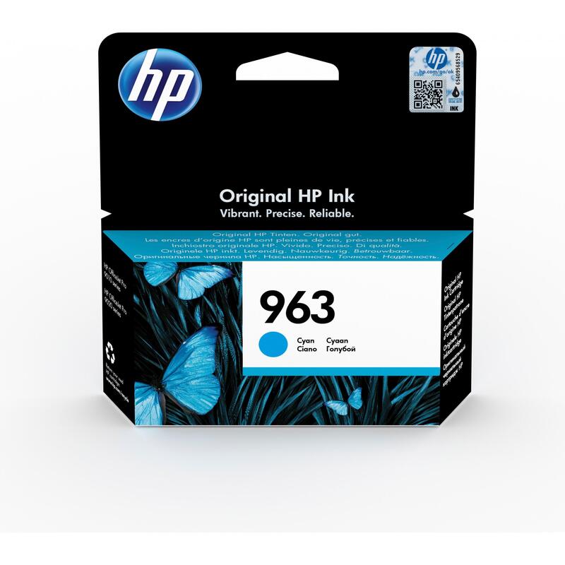 Hp Tinta Original Cian No 963 (3ja23ae)