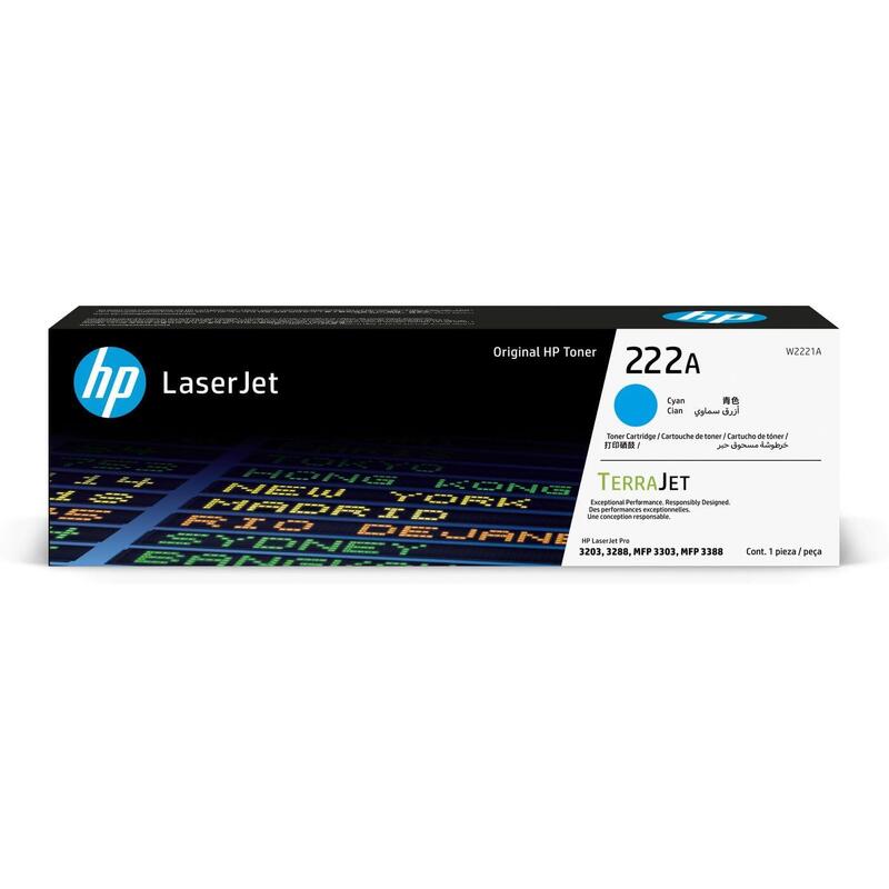 Hp Tóner W2221a / 222a Cyan