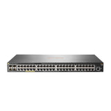 Hpe Aruba 2930f 48g Poe+ 4sfp Conmutador L3 Gestionado 48 X 10/100/1000 (Poe+) + 4 X Gigabit Sfp (Enlace Ascendente) Montaje En Rack Poe+ (370 W)