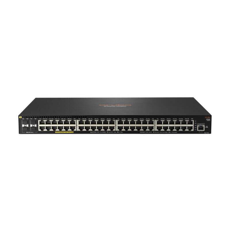 Hpe Aruba 2930f 48g Poe+ 4sfp Conmutador L3 Gestionado 48 X 10/100/1000 (Poe+) + 4 X Gigabit Sfp (Enlace Ascendente) Montaje En Rack Poe+ (740 W)