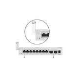 Huawei S210-24t2j (24*10/100/1000base-T Ports, 2*2.5ge Sfp Ports, Built-In Ac Power, Fanless)