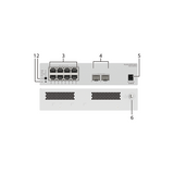 Huawei S210-8lp2j (8*10/100/1000base-T Ports (32w Poe+), 2*2.5ge Sfp Ports, With 1*Ac Power Adapter, Fanless)"
