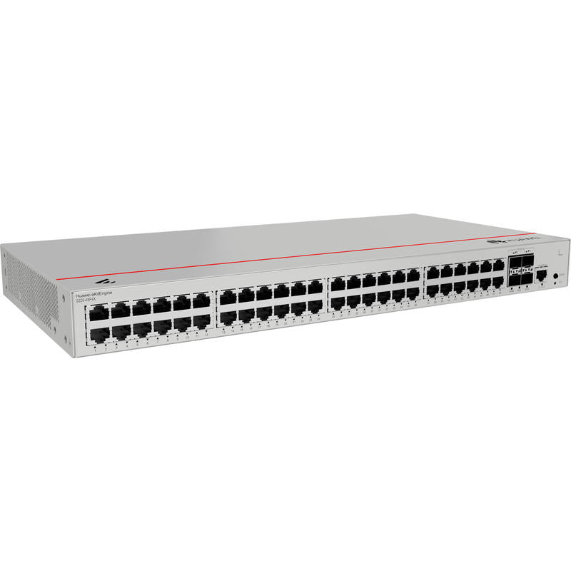 Huawei Switch S220-48p4x (48*Ge Ports(380w Poe+), 4*10ge Sfp+ Ports, Built-In Ac Power)