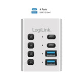 Hub 4xusb3.2 Gen1 Z Przelacznikiem On/Off