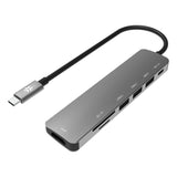 Hub C A 3usb 1c 1hdmi 1tf 1sd