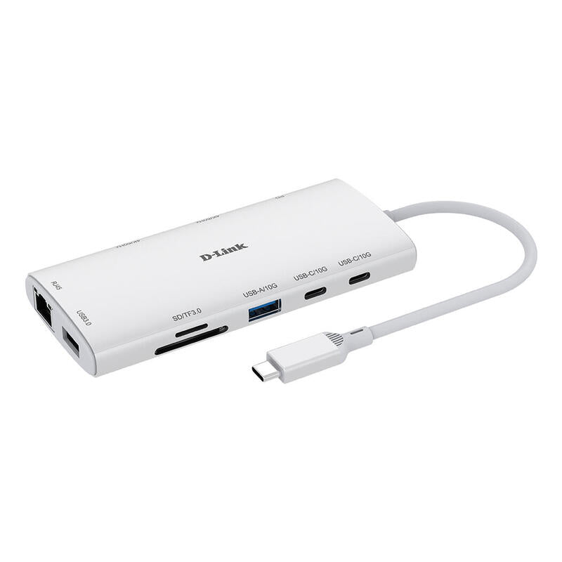 Hub D-Link Dup-A01 De Interfaz Usb 3.2 Gen 1 (3.1 Gen 1) Type-C 10000 Mbit/S Blanco