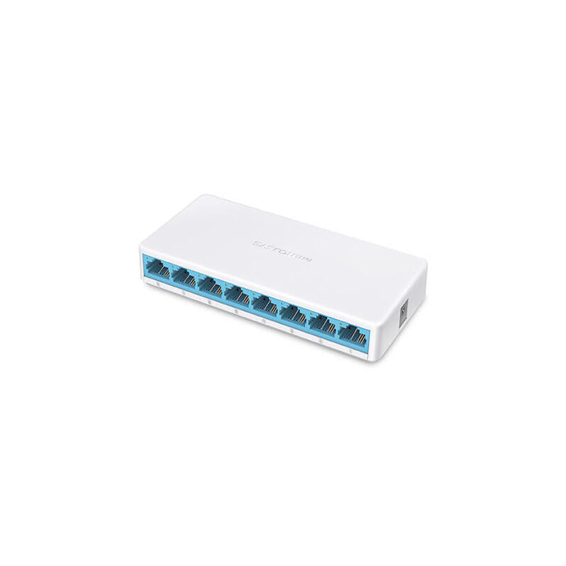 Hub Switch 8 Ptos 10/100 Mercusys Ms108  8xfast Ethernet / Tamaño Reducido Ms108