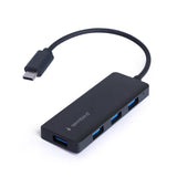 Hub Usb C 3.1  X4 Puertos Usb 3.0 Gembird