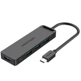 Hub Usb Tipo-C Vention Tgkbf 4xusb 1xmicrousb Pd 1m