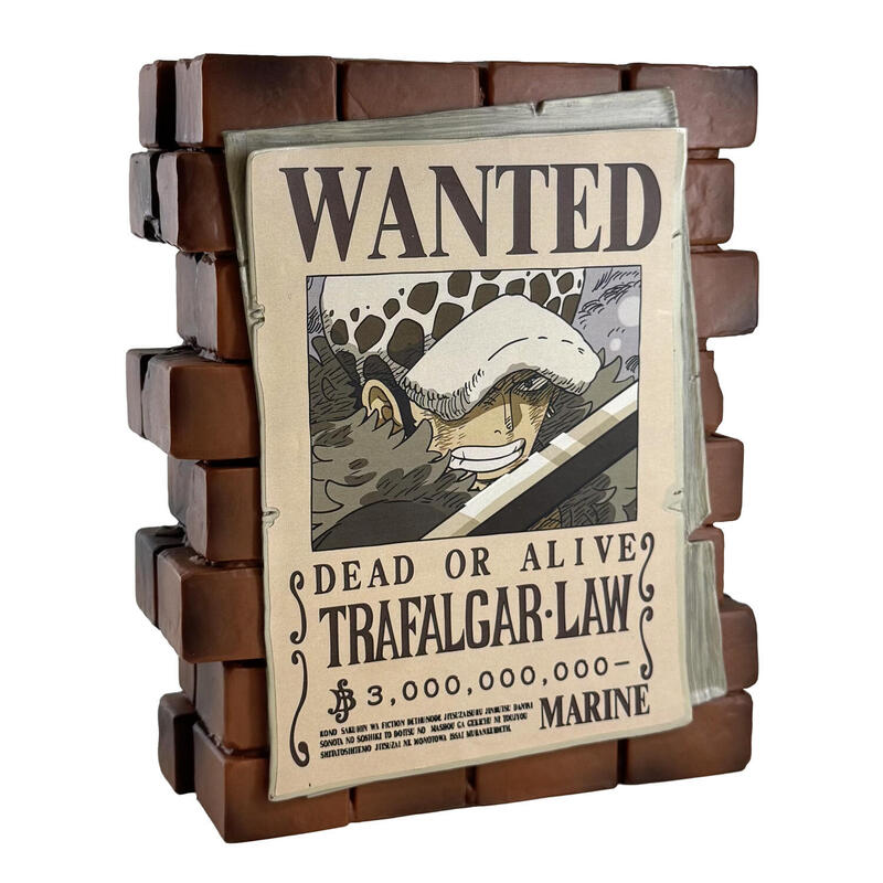 Hucha One Piece Affiche Wanted Law