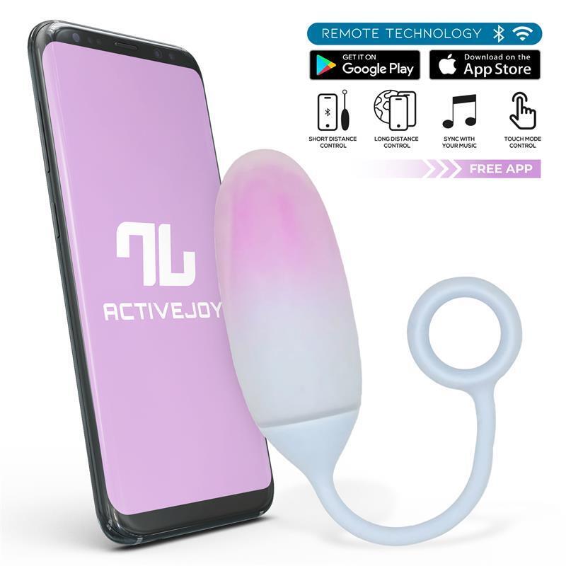 Huevo Con App Silicona Doble Capa Degradado