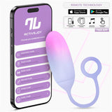 Huevo Con App Silicona Doble Capa Degradado