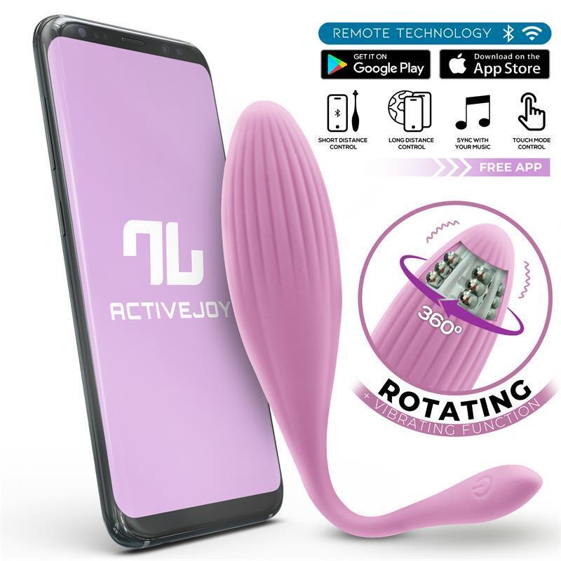 Huevo Vibrador Con Bolas Internas Con Rotación Y App Usb