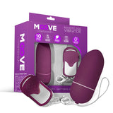 Huevo Vibrador Con Control Remoto Púrpura Oscuro