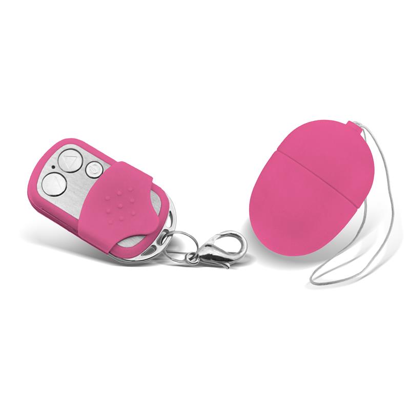 Huevo Vibrador Con Control Remoto Mini Rosa