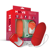 Huevo Vibrador Con Control Remoto Rojo