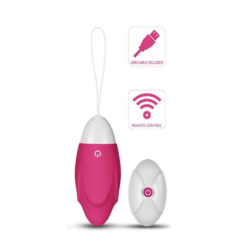Huevo Vibrador Ijoy Control Remoto Usb Rosa