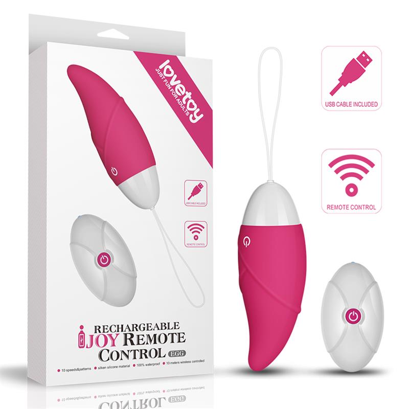 Huevo Vibrador Ijoy Control Remoto Usb Rosa