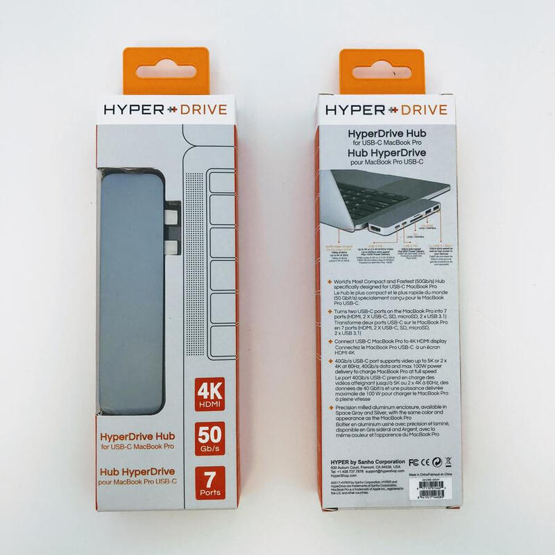 Hyper Base Usb-C 4k, Estación De Acoplamiento Hd28c-Gray