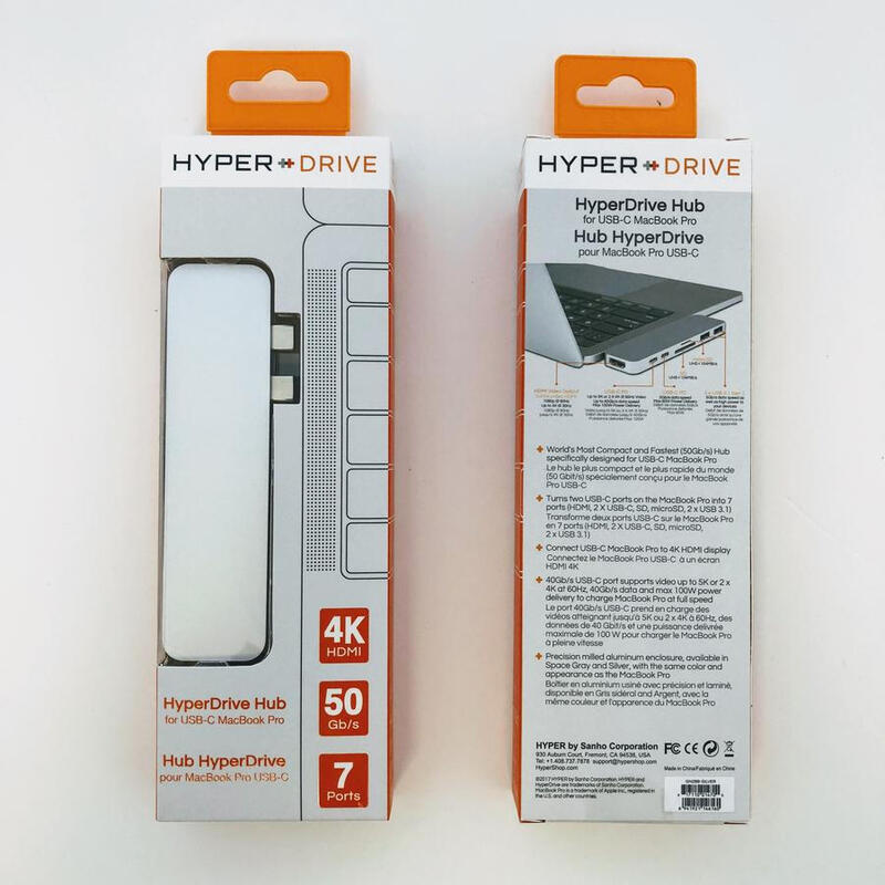Hyper Duo 7-In-2 Macbook Pro Hub Silver