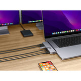 Hyper Hd575-Gry-Gl Dockingstation Usb 3.2 Gen 1 (3.1 Gen 1) Type-C 5000 Mbit/S Gris