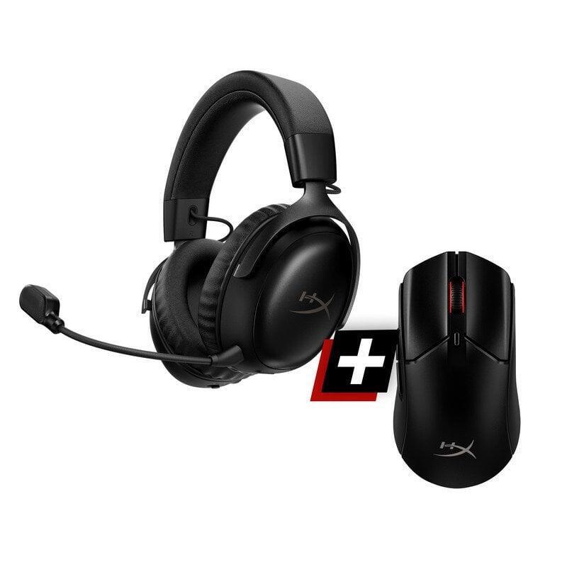 Hyperx Cloud Iii S Auriculares Gaming Inalámbricos + Pulsefire Haste 2 Wireless Ratón Gaming 26000dpi