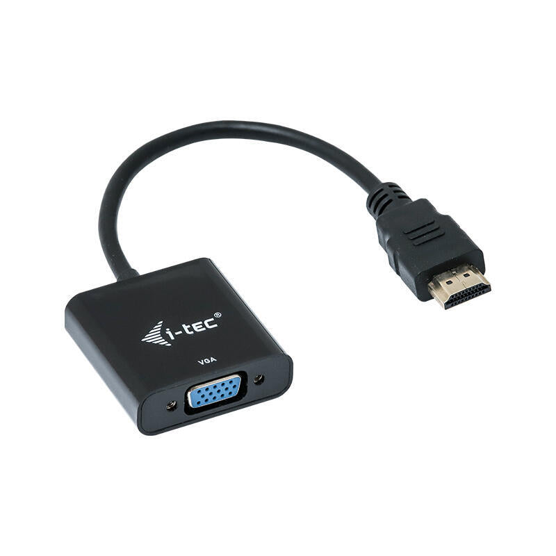 I-Tec Adaptador Hdmi A Vga Full-Hd 1920x1080 / 60 Hz Cable Conector Hdmi Dorado De 15 Cm