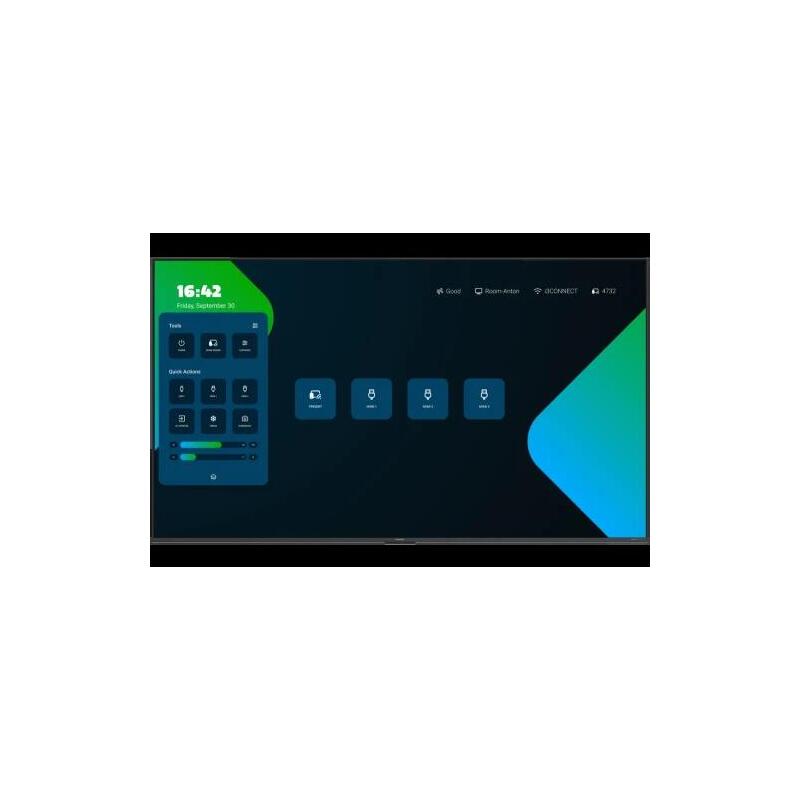 I3 Connect Monitor Lfd Qled  85". 550 Cd/M2. Local Dimming. Lcd Matrix. Android 14. Sensor De Luz Ambiental. 50w Audio Dolby Atmos (2x15w Stereo Y 1x20w Subwoofer. Doble Wifi (Wi-Fi 5 Y Wi-Fi 6). Energy Star 8.0 / No Incluye Soporte (100109