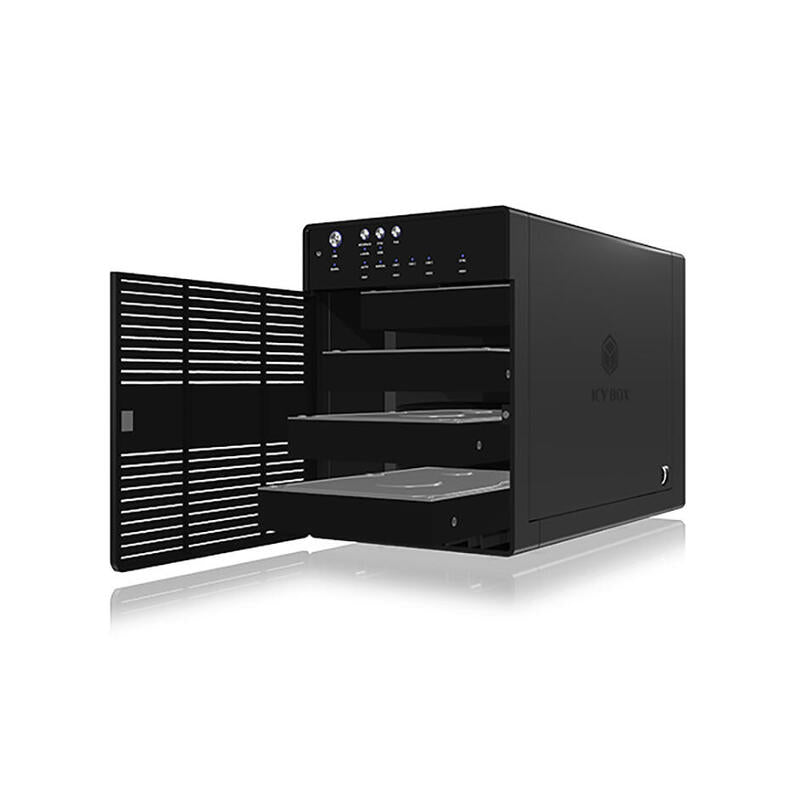 Icybox Ib-3640su3 External 4x3.5" Hdd Case Sata To Usb 3.0 Esata Jbod Black