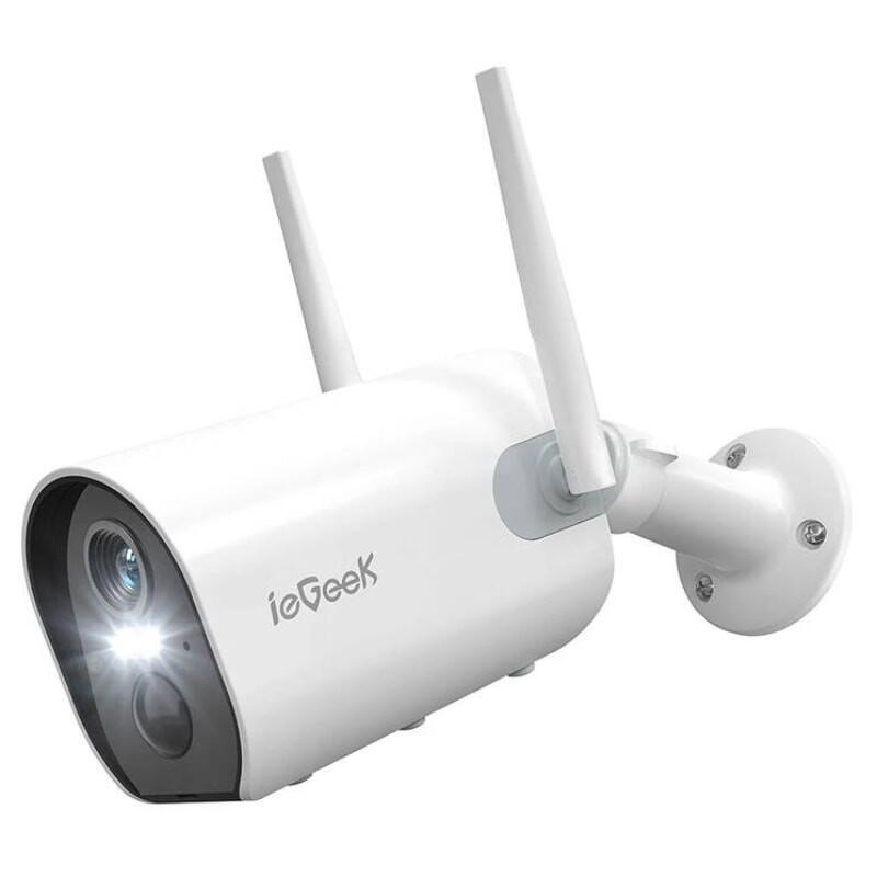 Iegeek Zs-Gx2s 3mp/2k Wifi Ip65 Blanco - Cámara De Seguridad Exterior