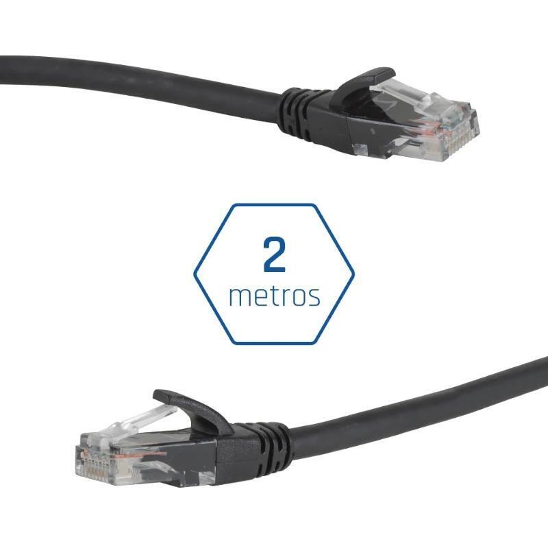 Iggual Latiguillo Cat6 Utp Lszh 2 Metros Negro