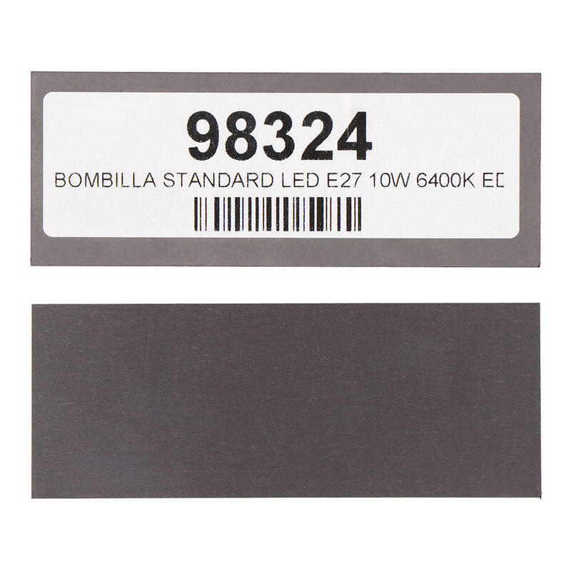 Iman Para Etiquetas Estanteria 10,5 X 4,0 Cm