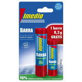 Imedio Pack De 2 Barras De Pegamento 1x 21grs + 1x 8.2grs - Sin Disolventes - Lavable - Apto Para Uso Escolar