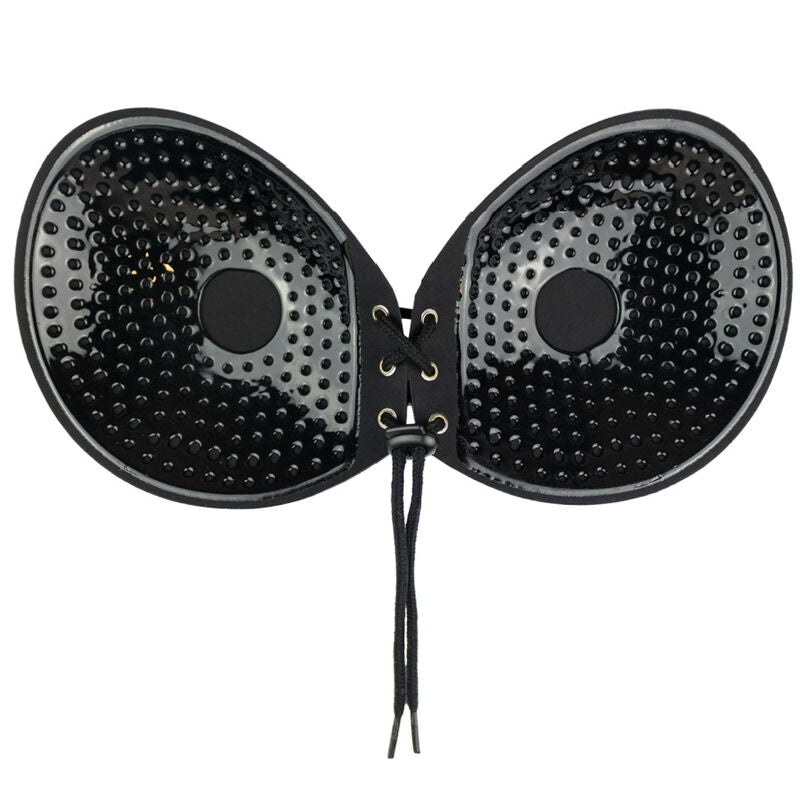 Bye-Bra - Sujetador Adhesivo Entrelazado Negro Copa A