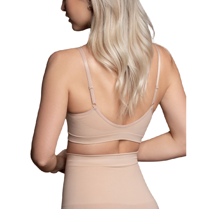 Bye-Bra - Medium Control Sujetador Sin Costuras Beige Talla L