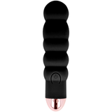 Dolce Vita - Vibrador Recargable Six Negro 7 Velocidades
