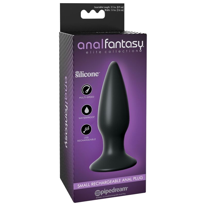 Anal Fantasy Elite Collection - Plug Anal Recargable Pequeño