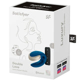 Satisfyer - App Double Love Vibrador Parejas Luxury Azul