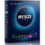 My Size - Pro Preservativos 64 Mm 3 Unidades