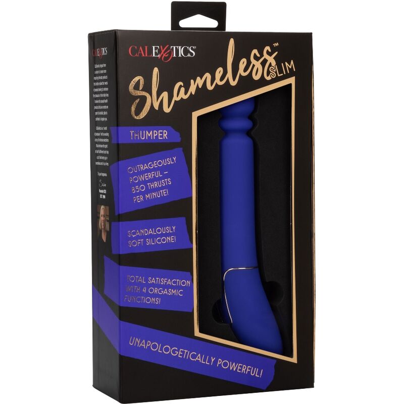 Calexotics - Shameless Slim Thumper Masajeador Azul