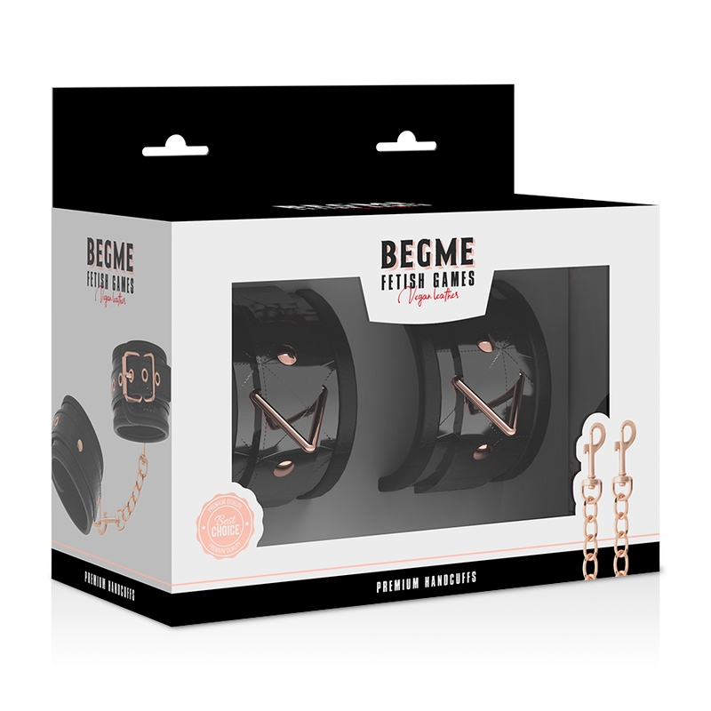 Begme - Black Edition Esposas Para Manos Con Forro De Neopreno