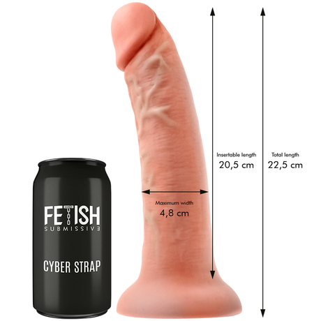 Fetish Submissive Cyber Strap - Arnés Con Dildo Control Remoto Tecnología Watchme L