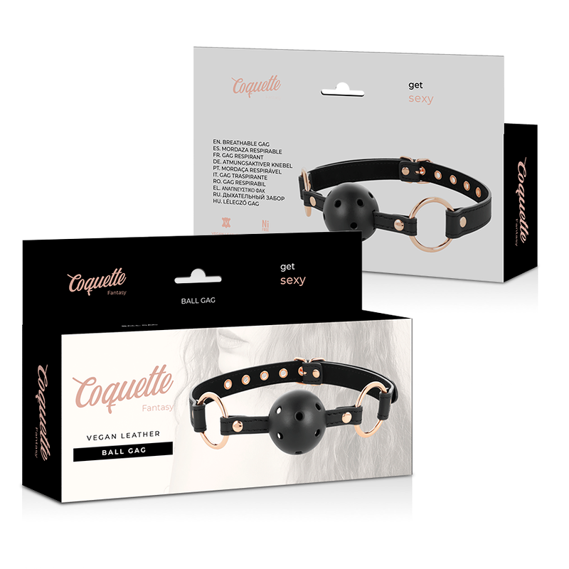 Coquette Chic Desire - Fantasy Mordaza Transpirable Cuero Vegano