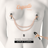 Coquette Chic Desire - Fantasy Pinzas Metalicas Pezones Con Cadena