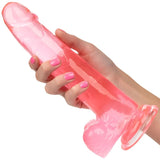 Queen Size Pene Gelatina 25,5cm - Rosa